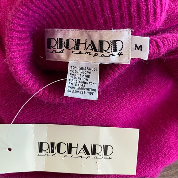 Vtg Richard & Company Angora Sweater Skirt - Picture 4 of 5